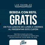 CUPON BEBIDA CON REFIL 